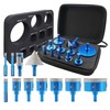 Tile Hole Saw Kit Diamond- BRSCHNITT 11pcs Diamond Core Drill