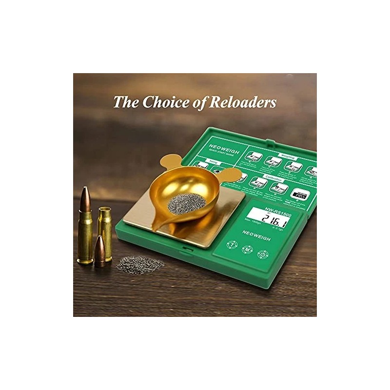 Neoweigh Reloading Scale, Powder Scale For Reloading, 1500 Grains X