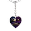 Keychain Accessories With First Name - To My Wonderful Dalia