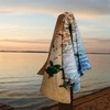 GEEZY Large Microfibre Beach Bath Towel Lightweight Sports Travel Gym