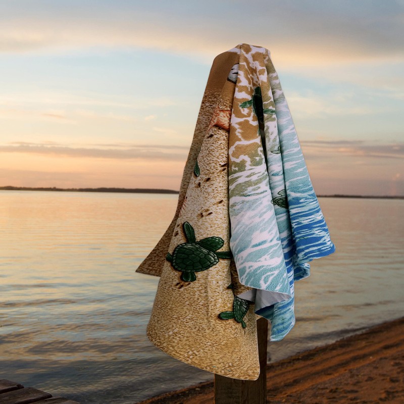GEEZY Large Microfibre Beach Bath Towel Lightweight Sports Travel Gym