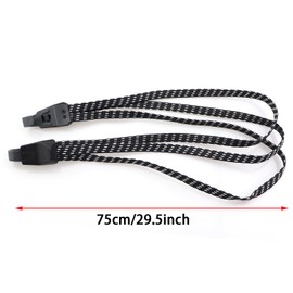 KKUANG 2PCS Mountain Bike 3 in 1 Luggage Tie Down Strap Bundle Elastic Rope 75cm Bundle Elastic Rope Rack Bag Electric Bike Tie Down Strap Bicycle Bungee Cord 3 in 1 With Rope Elastic Strap