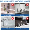 Kitchen Sink Splash Guard Gen2-30" x 6'' Silicone Sink Mat