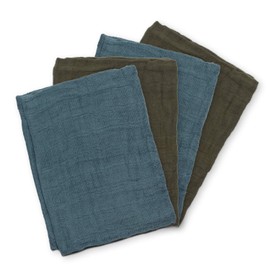 Pippi Unisex Baby Pack of 4 Cloth Nappies, Burp Cloths, Cuddly Cloths or Nappy Cloths, Suitable Swimwear Set, Lead