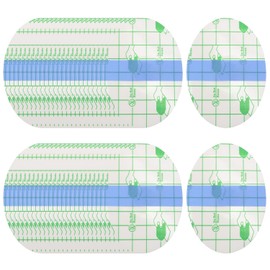 Waterproof Ear Stickers Penta Angel 50Pcs Disposable Breathable Swimming Ear Patches Cover Protector for Boys Girls Women Men Shower Surfing Snorkeling Other Water Sports (Clear, Large)