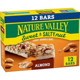 Nature Valley Granola Bars, Sweet and Salty Nut, Almond, 12 Bars, 14.4 OZ