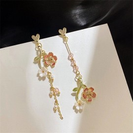 Unbranded Flower Dangle Drop Earrings for Women,Flower Earrings,Elega