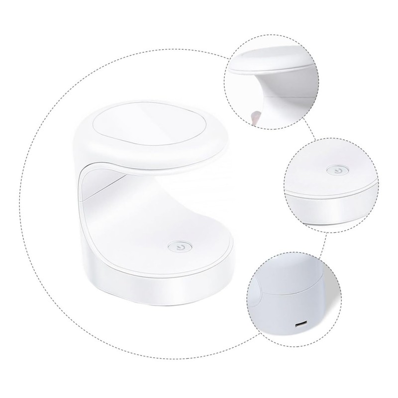 VICASKY Nail Art Lamp Quick Drying Powered Light for Home