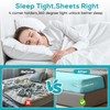 MIDERDO 4Pack Bed Sheet Holders for Corners Keep Sheets Firm
