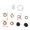 M14 Nuts Washer Kit Bicycle Hub Motor Nuts Kit Steel