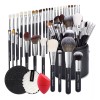 Bueart Juego De Brochas De Maquillaje Bueart Pro, 34 Piezas,