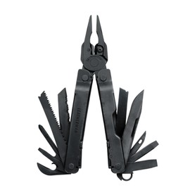 LEATHERMAN, Super Tool 300 Multitool with Premium Replaceable Wire Cutters and Saw, Black