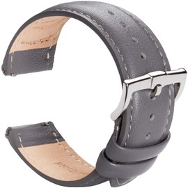 Brismassi Esetti Quick-Release Watch Straps, Top Grain Calf Leather Bracelets for Men and Women, Elegant Replacement Strap for Watches and Smartwatches, 22 mm, 21 mm, 20 mm, 19 mm, 18 mm, 16 mm