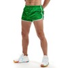 AIMPACT Men's Sports Running Shorts Mesh Quick Dry Shorts, Green