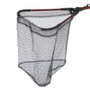 Portable Aluminum Alloy Foldng Fishing Landing Net Pole Plastic Handle