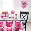 Unique Pink Cat Plastic Tablecloth, 84" X 54"