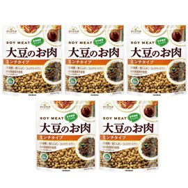 Marukome Soy Meat Soybean Labo Soybean Meat Retort Mince, 2.8 oz (80 g) x 5 Packs