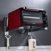 MOTONG Stainless Steel Microwave Oven Wall Mount Stand Holder Shelf
