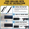 6" Dry/Wet Multipurpose Core Bit for Masonry, Concrete and Natural