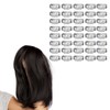 40pcs Wig Clip Set Stainless Steel DIY 9 Teeth Snap