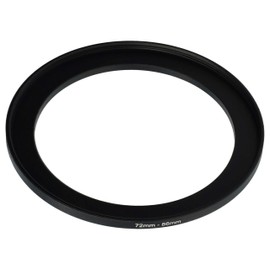 vhbw Metal Step Up Filter Adapter 72 mm for 86 mm Black For Camera Lens Filters, Lens Hoods, Lens Attachments