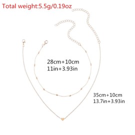 TseenYi Star Pendant Necklace Chain Gold Clavicle Choker Necklace Layered Boho Necklace Chain Jewelry for women and Girls (Gold)