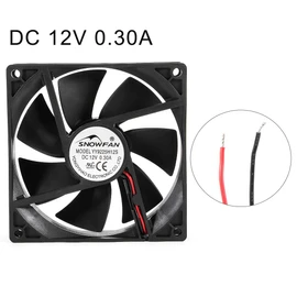 uxcell 92mm x 25mm 12V DC Cooling Fan Long Life Sleeve Bearing Computer Case Fan