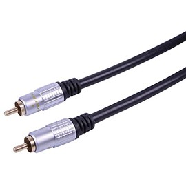 PHONO PLUG TO PLUG LEAD - 5M, Audio & Video Cable Assemblies QTY X 1