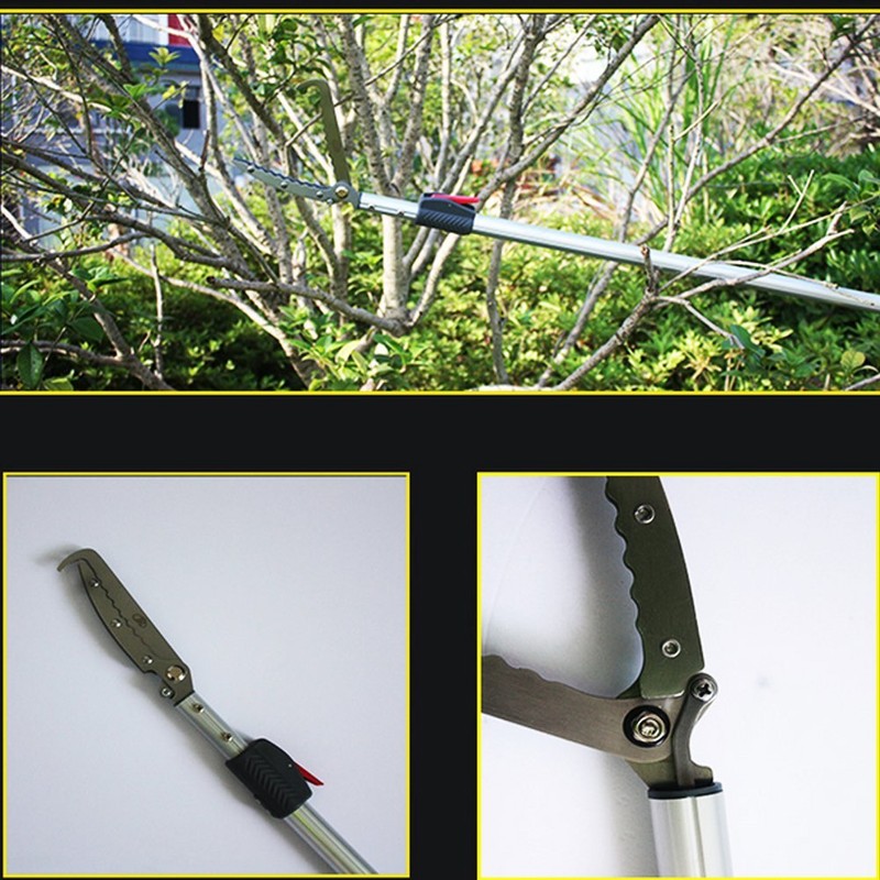 Extendable Snake Tong Reptile Grabber Rattle Snake Catcher Wide Jaw