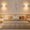 Lightess Plug in Wall Sconces 12W Modern LED Wall Light