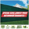 ColourTree Customized Size Fence Screen Privacy Screen Green 4' x