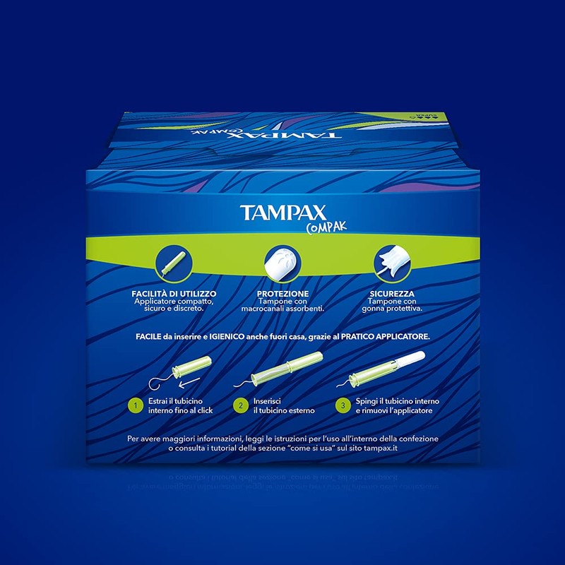 Tampax Compak Super X24 – Zapfen mit Applikator