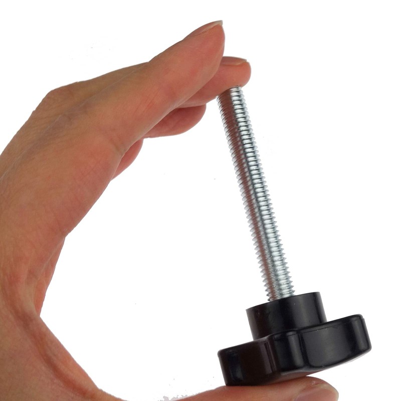 Kasteco 2 Pack Black 8mm(M8) Thread Replacement Star Hand Knob