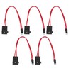 5Pcs Car Fuse Holder Connector Mini Heavy Duty Wire Extension