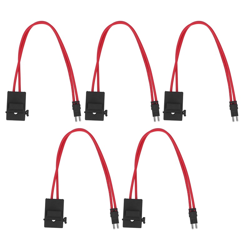 5Pcs Car Fuse Holder Connector Mini Heavy Duty Wire Extension