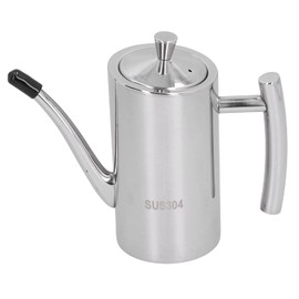 Leak-proof oil/vinegar/sauce dispenser made of 304 stainless steel with long oil container in the kitchen for cooking for pouring (1#)