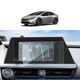 SKTU 2024 2025 Prius Accessories Screen Protector for 2023-2025 Toyota Prius (LE/XLE)/Prius Prime (SE/XSE) 8In Navigation [Tempered Glass, HD Clear]