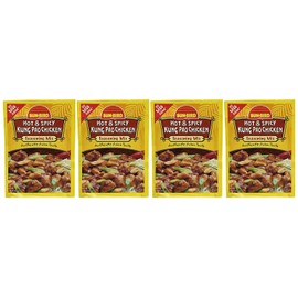 Sun-Bird HOT & SPICY KUNG PAO CHICKEN Asian Seasoning Mix, .87oz (4-pack)