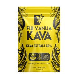 Fiji Vanua Kava 30% Kava Extract Powder, High-Potency, Water-Soluble Kava Drink Powder, 2 oz