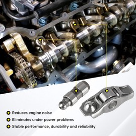 12 Pcs Rocker Arm and Lifter Kit Fits for ChrysIer 200 300 Dodge Ram 1500 Challenger Charger Journey Jeep Grand Cherokee Wrangler 3.6L 2011-2021|Replaces# 5184296AH 5184332AA