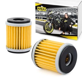Area1 Oil Filter 38 x 46 mm HF140 "Pack of 3" Compatible with MT-125 YZF-R125, WR250, XT250, YZ250, WR450, YZ450 / Compatible with SMS SMR TE 125, Fantic Caballero, Gas Gas EC250 300 450
