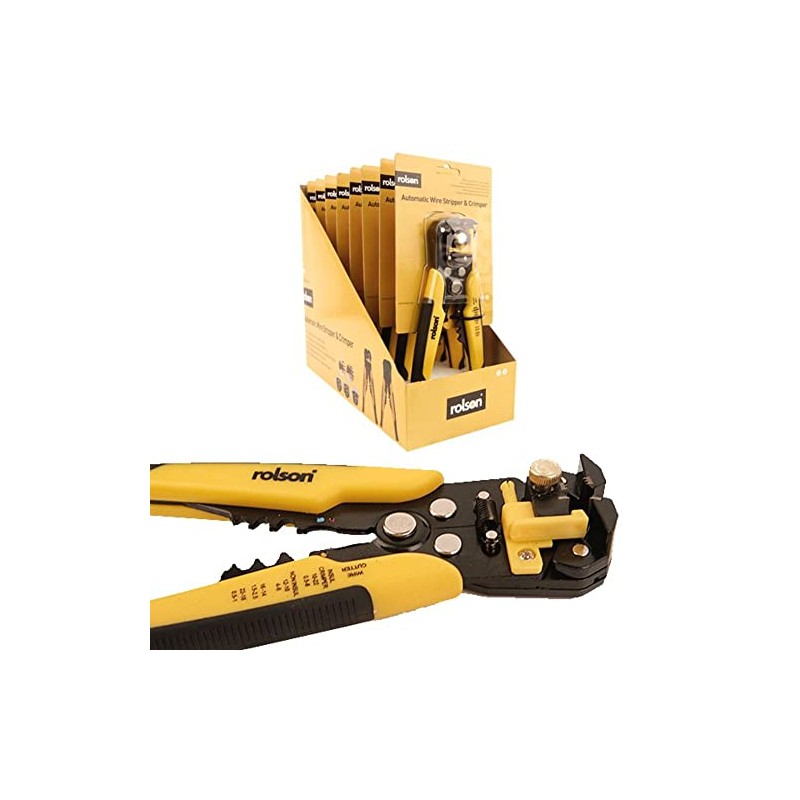 Rolson 20854Automatic Wire Stripper & Crimper