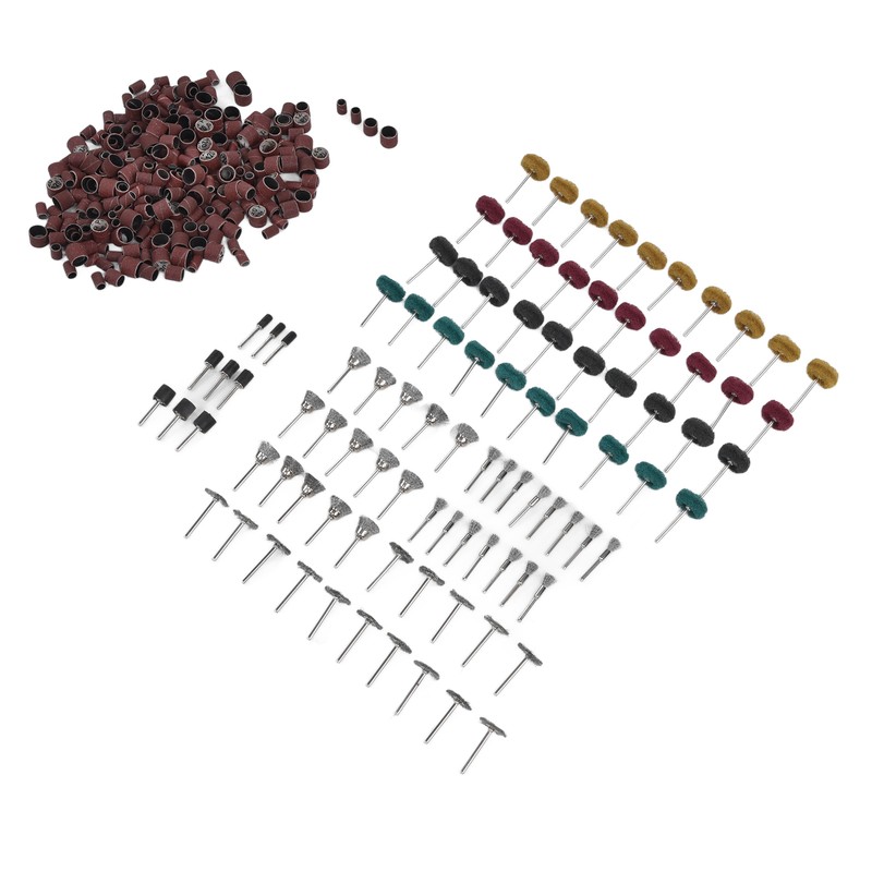 423Pcs Sanding Drum Sleeves Buffing Polishing Wheel Set Drums Mandrels