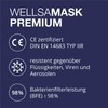 Wellsamed Wellsamask Disposable Surgical Masks Pack of 50 Purple Lavender