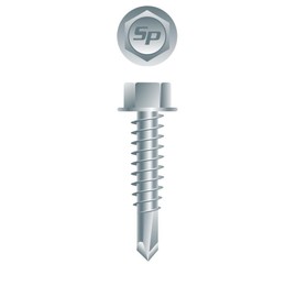 #10 x 3 HWH ZINC Plated S/D Screws w/Bonded Washer 1,000ct | HA1048