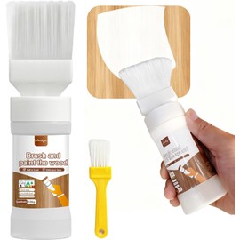 6.35 Fl Oz White Touch Up Paint, White Paint for wood, Doors, Cabinets, Furniture & Metal Surfaces, Quick-Drying Formula, Easy Application