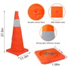 TOPROAD 28'' inch Collapsible Traffic Safety Cones, 2 Pack Multi