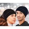 Rockjock mens neck warmer, scarf, hat, hood, snood - reversible-BEIGESTRIPE