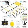 BORNEW Agility Speed Training Equipment Set - 20ft Speed Ladder,