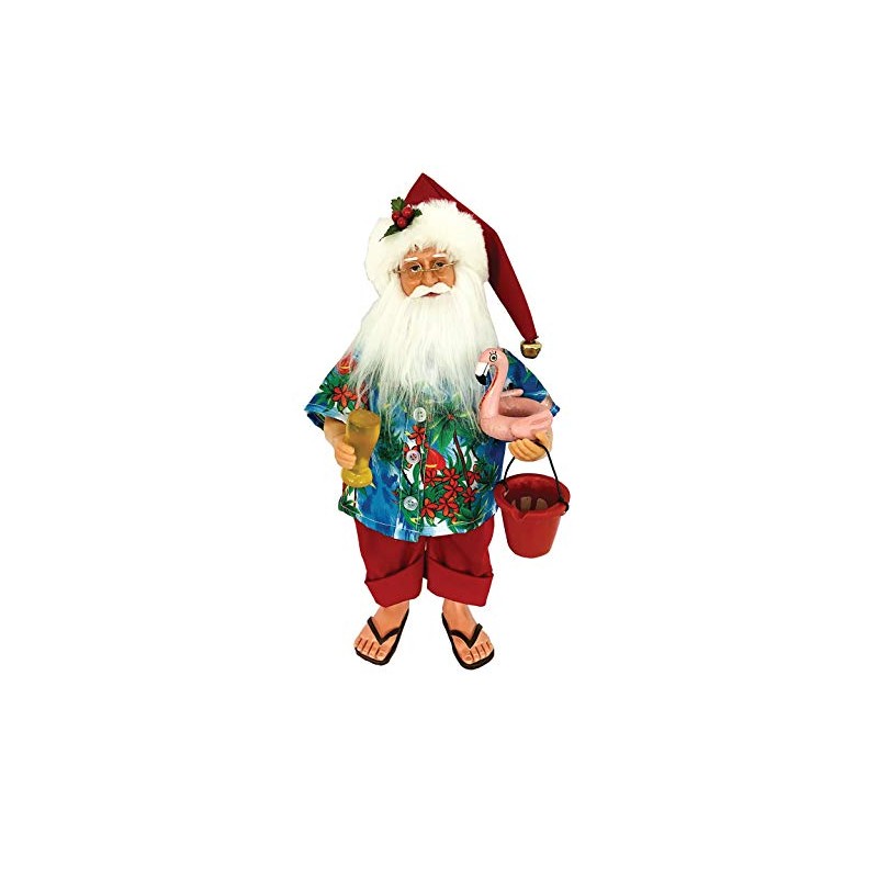 Santa's Workshop 15" FLAMINO Floaty Santa, Blue